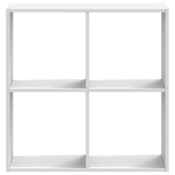 vidaXL Knjižna omara bela 68,5x32x68,5 cm inženirski les