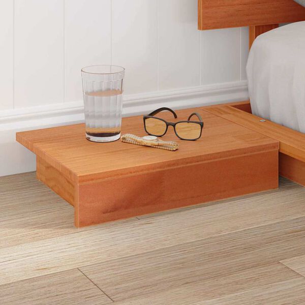 vidaXL Konstrukcija postelje Rjava 140 x 190 cm les