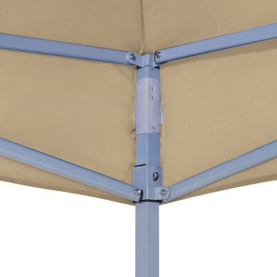 vidaXL Streha za vrtni šotor 6x3 m bež 270 g/m²