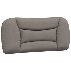 vidaXL Blazina za vzglavje Hvar taupe 80 cm blago