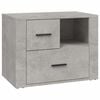 vidaXL Nočna omarica betonsko siva 60x36x45 cm inženirski les