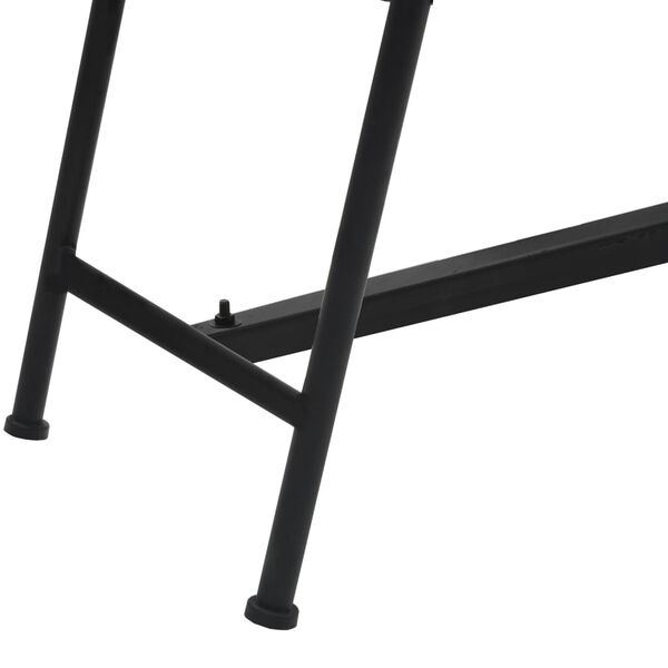 vidaXL Klop z oblogo iz umetnega usnja 160x40,5x50,5 cm