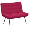 vidaXL klop Vino rdeča 110x74x84 cm Žamet