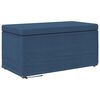 vidaXL Stolica Modra 81 x 41 x 40 cm Tkanina in obdelano les