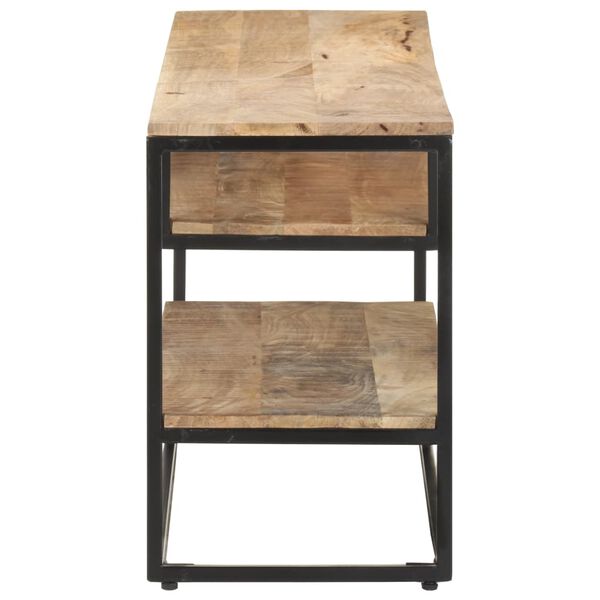vidaXL TV omarica 130x30x45 cm robusten mangov les