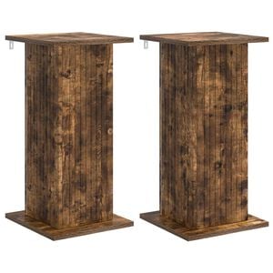 vidaXL Stojalo za rastline 2 pcs Dimljen hrast 30,5 x 30 x 60,5 cm
