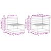 vidaXL Zunanja garnitura za sedenje 6 pcs Naravna Masiven les akacije