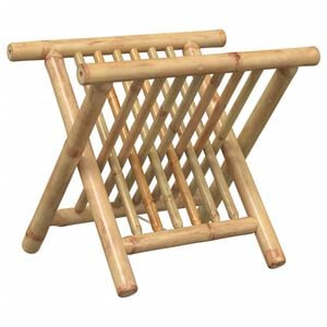 vidaXL Stojalo za revije 42x30,5x34,5 cm bambus