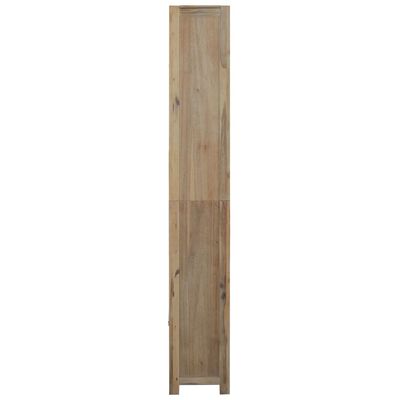 vidaXL Knjižna omara 7-nadstropna 80x30x200 cm trden akacijev les