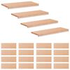 vidaXL Stopnice 20 kos 70 x 25 x 2 cm Naravna Trda bukovina