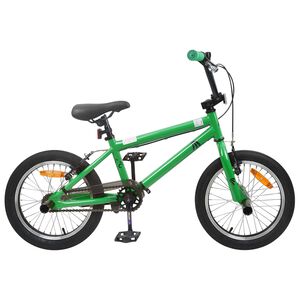 vidaXL BMX Kolo 20 Palcev za starej&scaron;e od 9 let Zelena