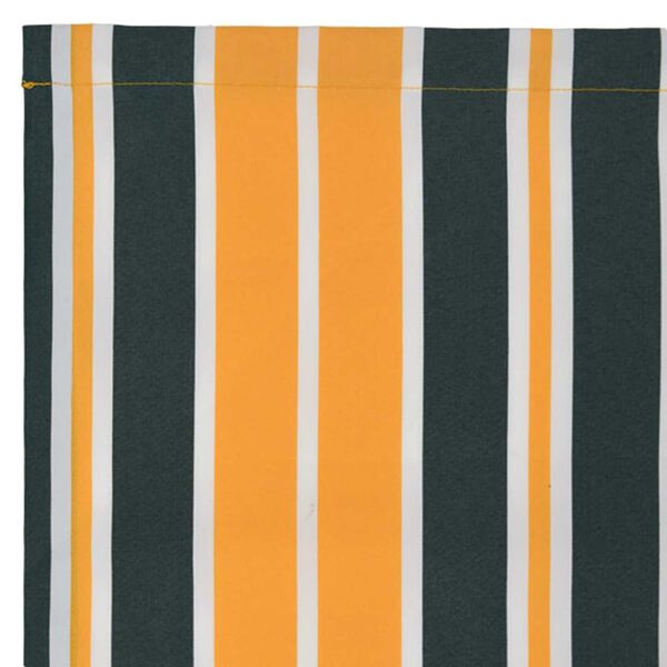 vidaXL Nadomestek za senčilo Zelena in Rumena 1000 x 160 cm Poliester