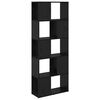 vidaXL Komplet TV omaric 60 x 24 x 156 cm Črna Inženirski les