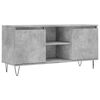 vidaXL TV omarica betonsko siva 104x35x50 cm inženirski les