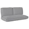 vidaXL Set blazin Oxford tkanina Siva 120 x 60 x 52 cm