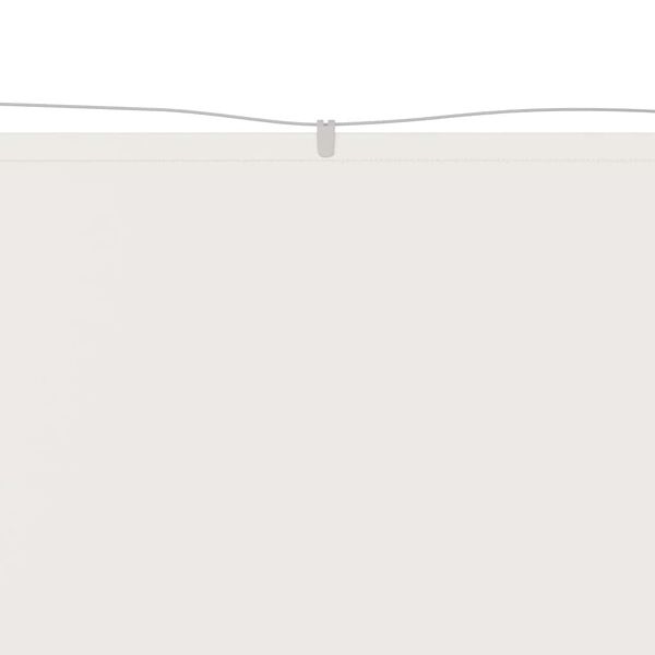 vidaXL Vertikalna markiza bela 180x800 cm tkanina oxford