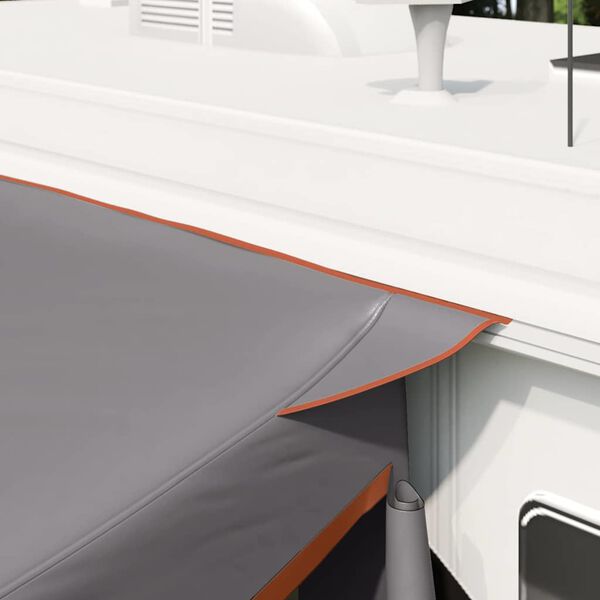 vidaXL &Scaron;otor za prtljažna vrata Siva in oranžna 285 x 255 x 245 cm