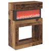 vidaXL Električni kamin Star les 64 x 30 x 87 cm Inženirski les