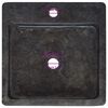 vidaXL Umivalnik črn 40x40x12 cm marmor