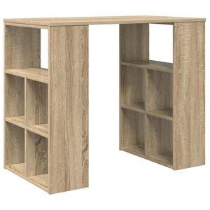 vidaXL Miza Sonoma hrast Inženirski les 90 x 50 x 75 cm