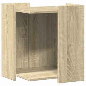 vidaXL Omara za mačje strani&scaron;če sonoma hrast 42x42x51 cm inž. les