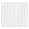 vidaXL Čipkasta Zavesa z zavesami Bela 160 x 300 cm Poliester