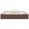 vidaXL Otomanski posteljni okvir brez vzmetnice rjav 140x200 cm