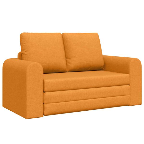vidaXL Sofa postelja 60cm Temno rumena blago