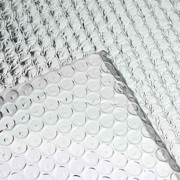 vidaXL Odsevnik toplote za radiator srebrna 1 x 15 m Aluminij