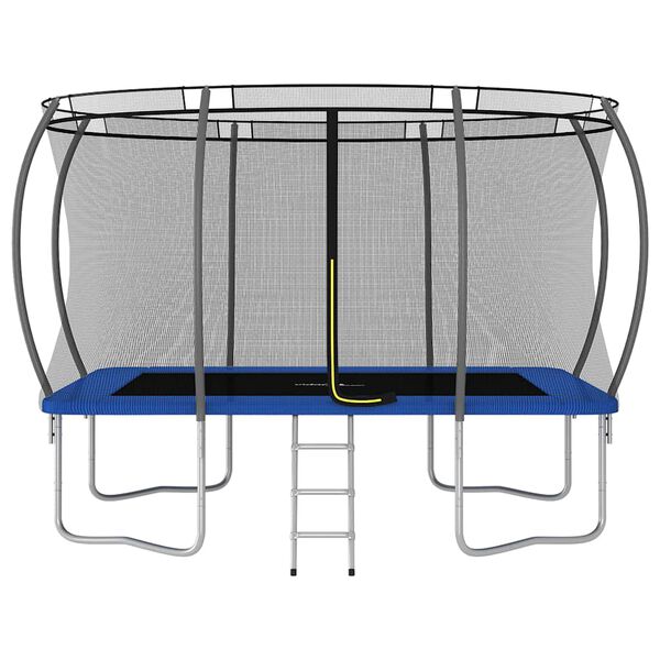vidaXL Trampolin komplet pravokoten 335x244x90 cm 150 kg