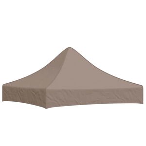 vidaXL Streha za vrtni &scaron;otor 2x2 m taupe 270 g/m&sup2;