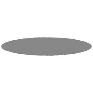 vidaXL Podloga za bazen svetlo siva &Oslash;244 cm poliestrski geotekstil