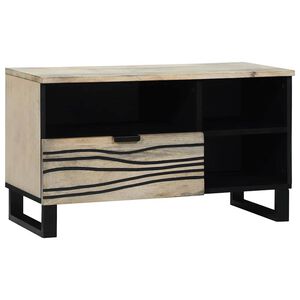 vidaXL TV enote 80 x 33 x 46 cm Bela Inženirski les