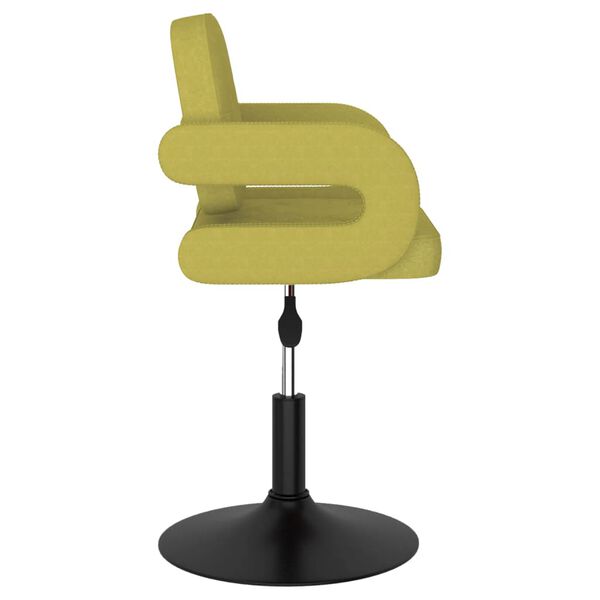 vidaXL Barski stolček zeleno blago