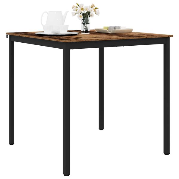 vidaXL Stoječ miza za bar Konstruiran les