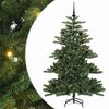 vidaXL Umetno Zložljivo Božično Drevo Zelena 150 cm PVC in jeklo