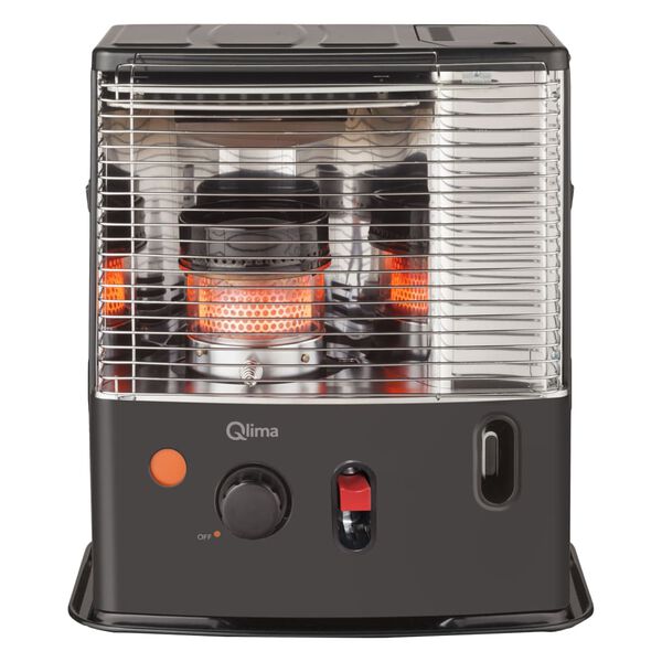 Qlima Petrolejska peč R 4224S TC-2 črn 4,2 L nerjaveče jeklo