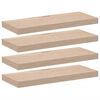 vidaXL Viseče police 4 kosi 60x23,5x4 cm inženirski les