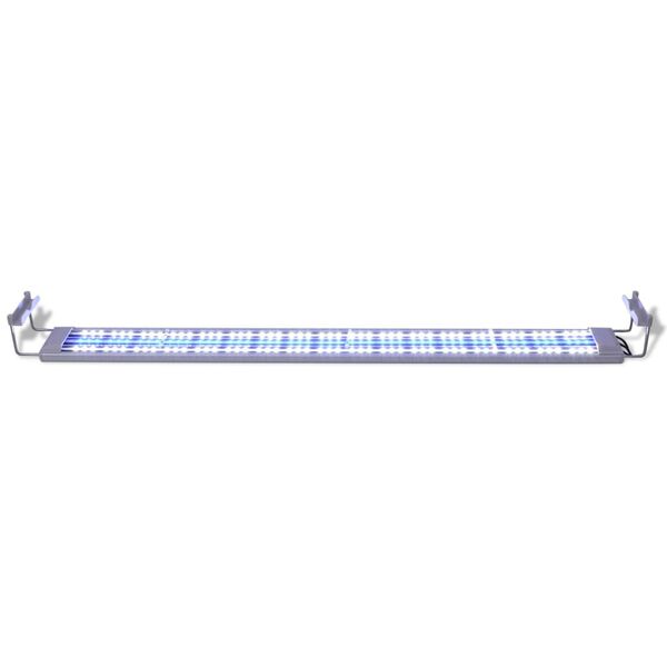 vidaXL LED svetilka za akvarij 100-110 cm aluminij IP67
