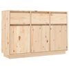 vidaXL Komoda 111x36x75 cm trdna borovina