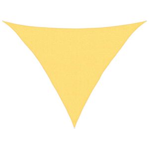 vidaXL Senčno jadro 160 g/m&sup2; bež 2,5x2,5x3,5 m HDPE