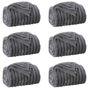 vidaXL Obloge 6 kos Temno siva 240 x 220 cm 8.76 kg Flis