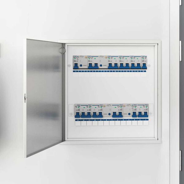 vidaXL Dostopna enota Bela 63 x 33 x 3 cm Jeklo