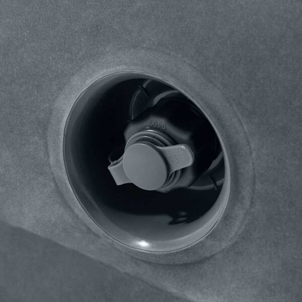 Intext Raztegljiv stol 203x231x66 cm temno siv