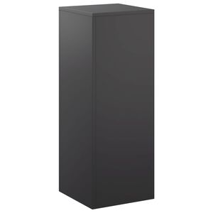 vidaXL Stojalo za rastline Črna 30 x 30 x 80 cm Jeklo