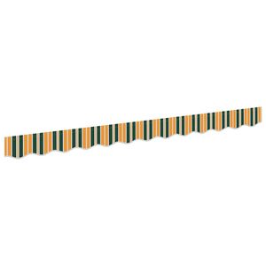 vidaXL Zamenjava senčila za awning Zelena in Rumena 230 x 20 cm
