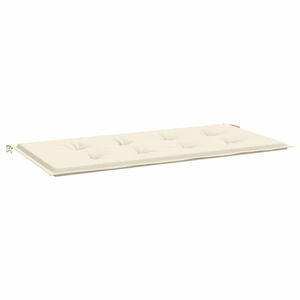 vidaXL Blazina za vrtno klop krem 100x50x3 cm oxford tkanina