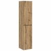 vidaXL Omejen kabineta za kopalnico Artisan hrast 33 x 34,5 x 160 cm