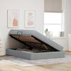 vidaXL Postelja z dodatnim prostorom za shranjevanje in vzmetnico
