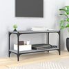 vidaXL TV omarica siva sonoma 80x33x41 cm inženirski les in jeklo